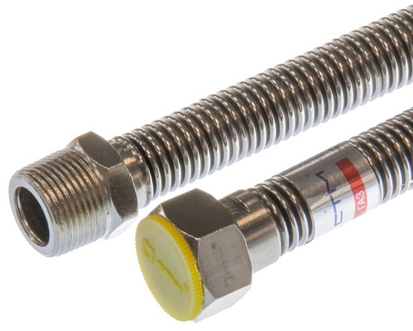 Подводка д/газа сильфон. 1/2" г/ш  100 см CTM ГАЗ CGHM1210