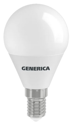 Лампа LED G45 шар 12Вт 230В 4000К E14 1200Lm GENERICA