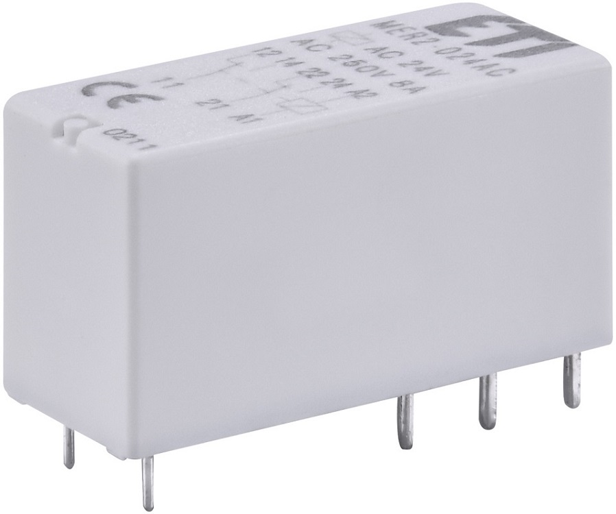 Реле миниатюрное MER2-024 AC 2пер ETI