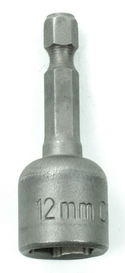 Бита торцевая 12x48 мм Мастер (сталь CrV) магнитн. поштучнBohrer