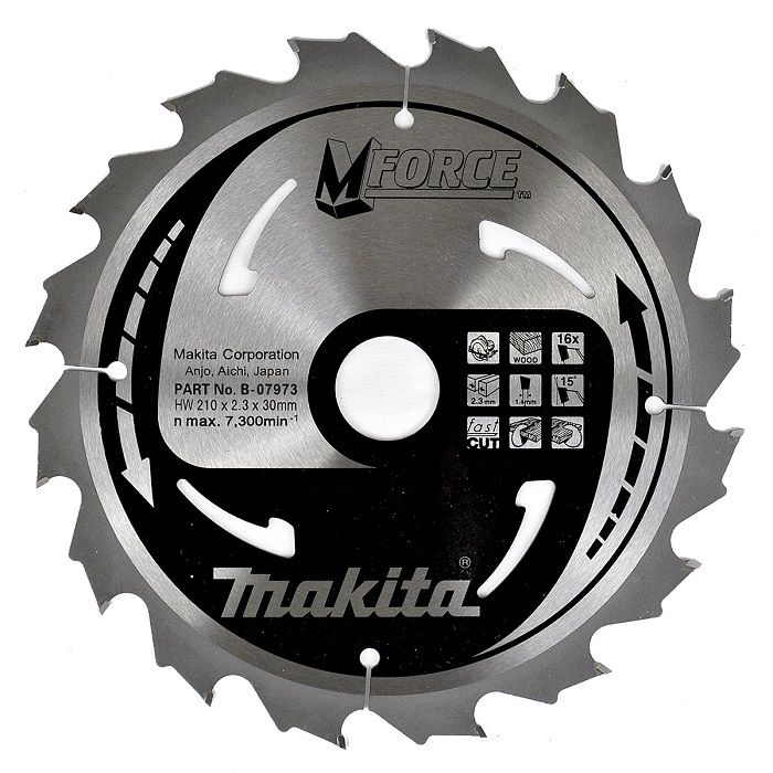 Пильный диск 210х30х2,3х16Т Makita (B-07973)