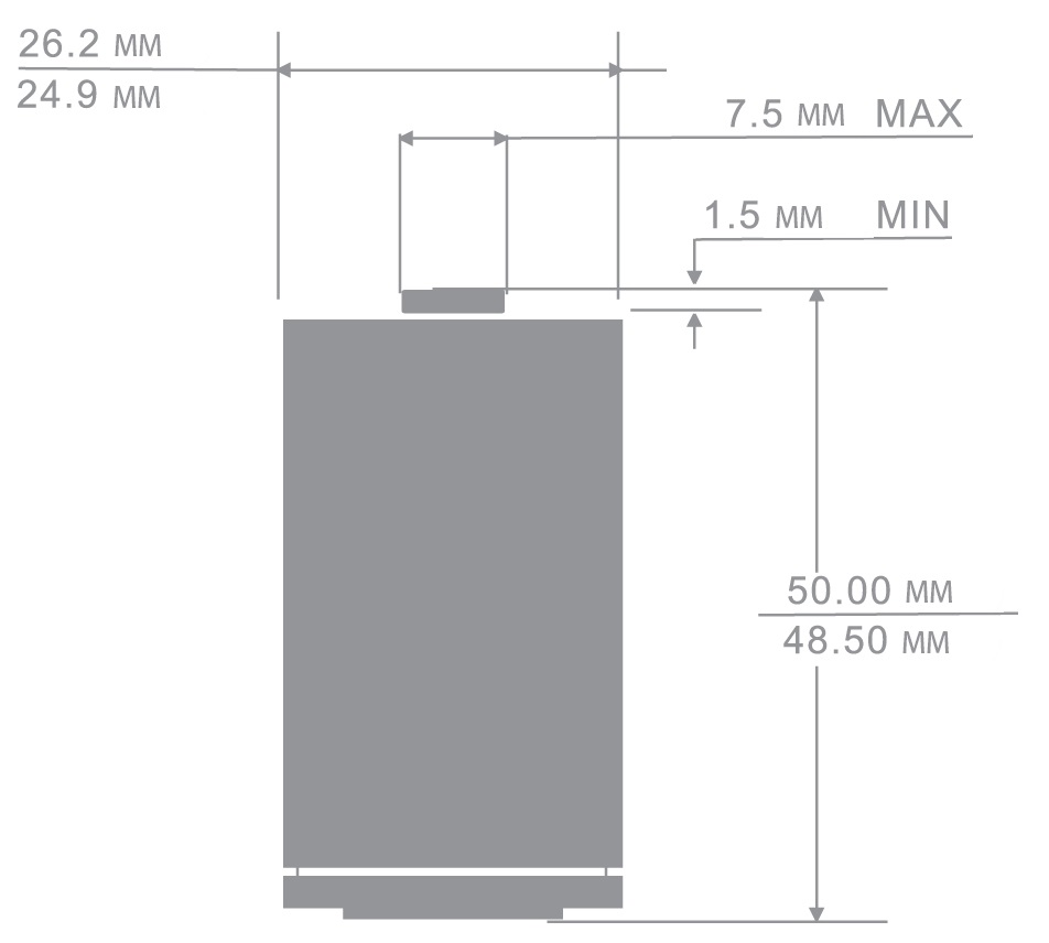 Аккумулятор Camelion  D- 4500mAh Ni-Cd BL-2 (NC-D4500BP2, 1.2В)