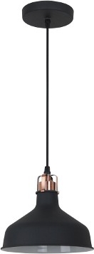 Camelion PL-425M  C62  черный + медь (Светильник подвесной Amsterdam,  1х E27, 60Вт, 230В, металл)