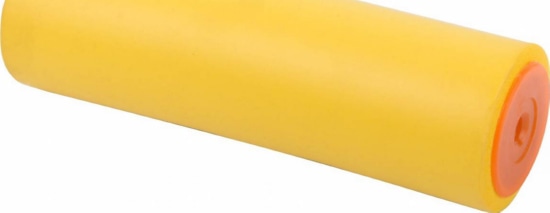 Ролик прижимной резиновый для прикатки обоев, ручка 6 мм, 150 мм