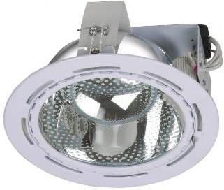Светильник MHC26 2x26W (лампа PL-C 26W) мат.хром ELUX уценка, гарантия не действует