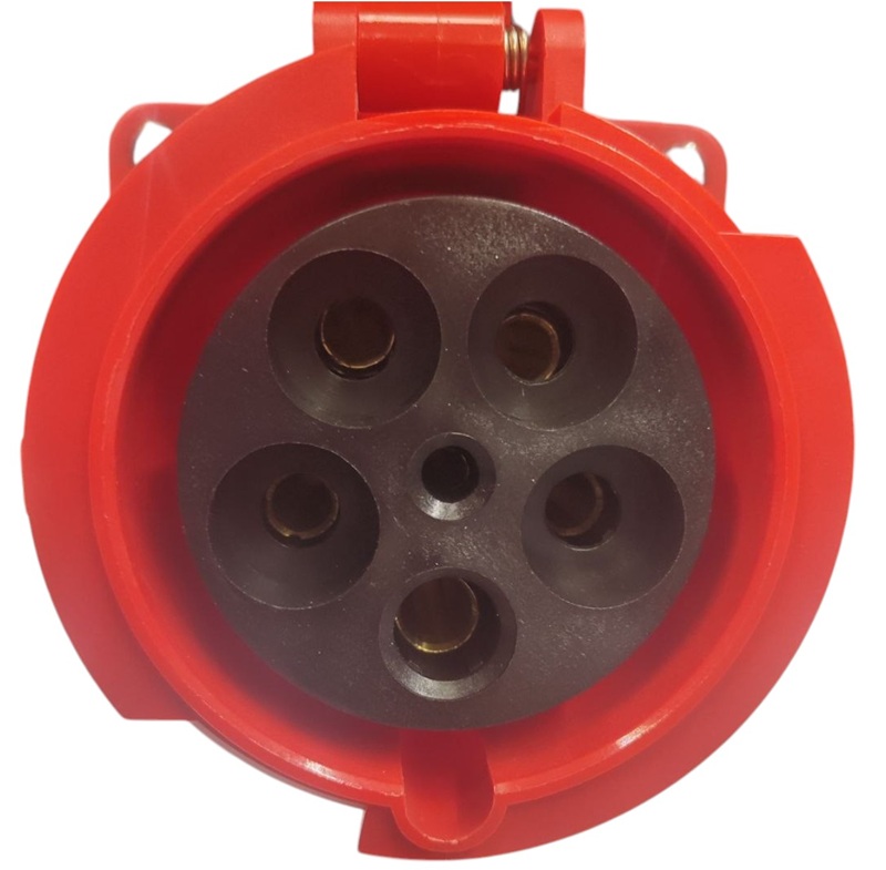 Розетка стационарная 125A 5п (3P+PE+N) SLN-1452 IP67, 380В, AWSPRODUCTS