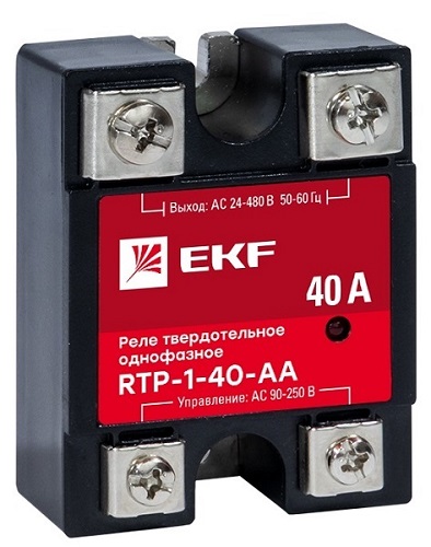 Реле твердотельное однофазное RTP-40-AA EKF