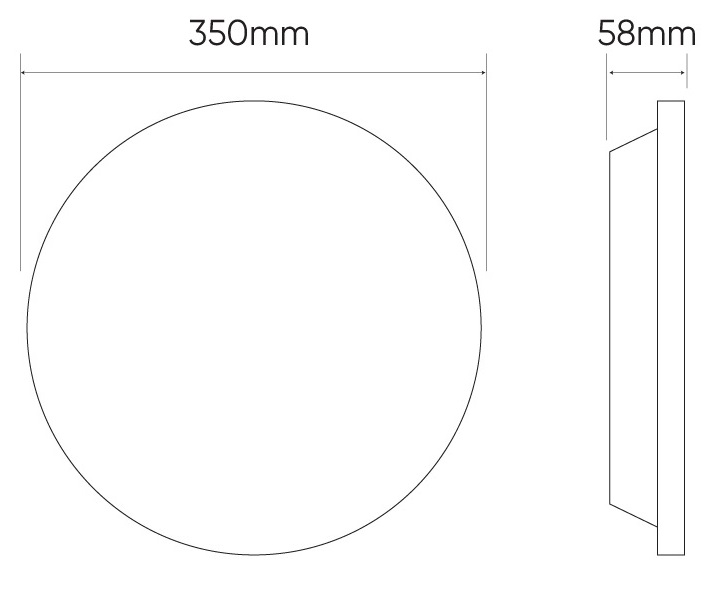 Светильник LED ЖКХ LITE PLAFON 18W 1550Lm 4000K IP44 круг Ledline