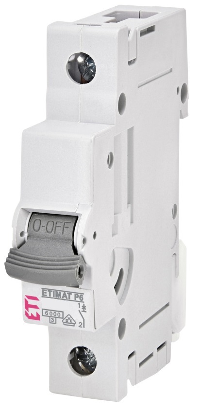 Автоматический выключатель ETIMAT P6 C16/1 6кA ETI