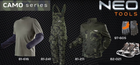 Полукомбинезон рабочий CAMO, размер S (NEO)