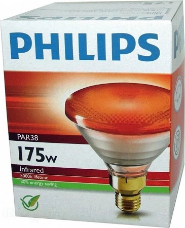 Лампа накаливания PAR38 E27 175Вт инфракрасная Philips