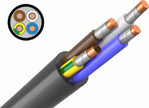 Кабель ВВГнг(A)-FRLS 4*1,5 (ГОСТ)