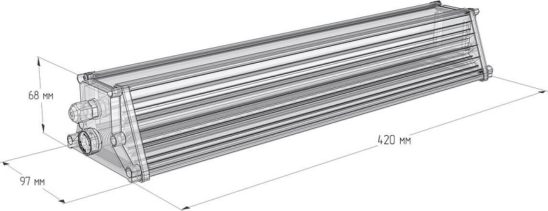 Светильник Promline 75W, 75Вт, 7500лм, 5000К, 220VAC, IP65