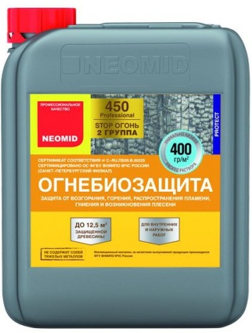 Неомид 450 - 2 группа  (10 кг.) - огнебиозащитный состав