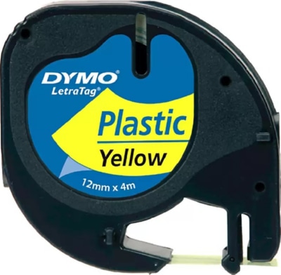 Лента (пластик) LTAG POLY 12*4 YEL BL1 UK/FR 79133/SO721620 желтый