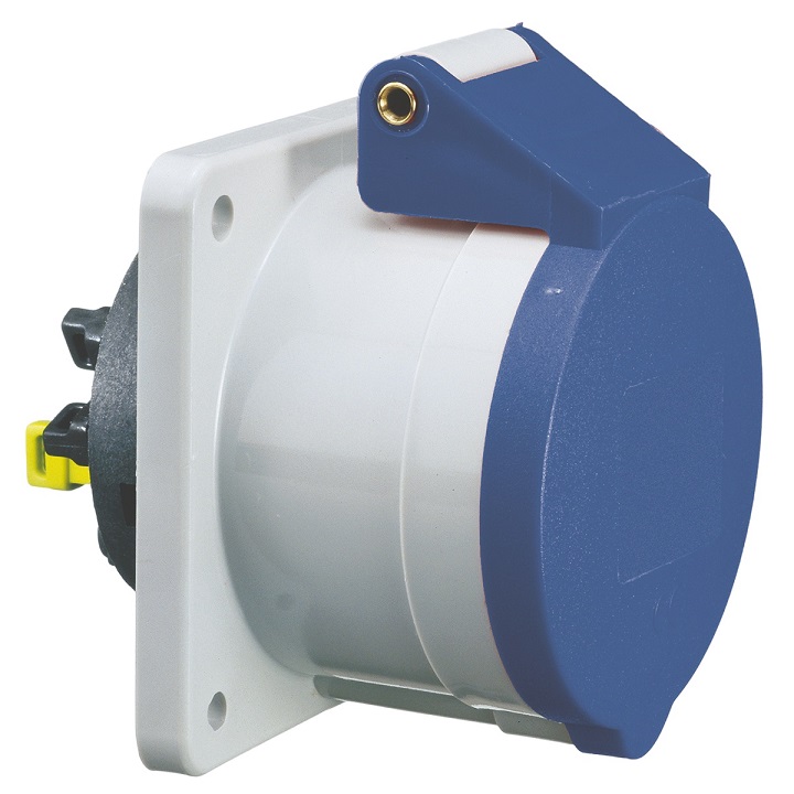 Розетка встраиваемая 32А 3п (2Р+РЕ) 323, IP44, 230В QC BALS