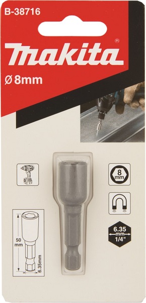 Торцевой ключ 8*50 Makita (B-38716)