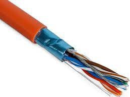 Кабель REXANT FTP 4PR 24AWG (4х2х0,51мм) CAT5e 305м НГ(А)-HF (медь)