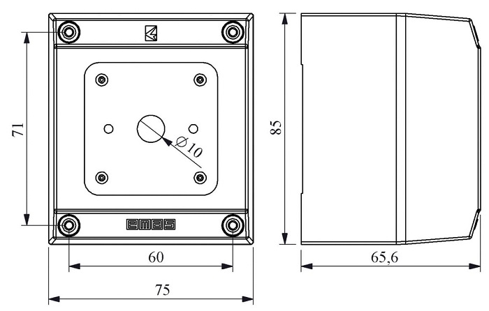 Корпус для переключателя PSK11 IP54