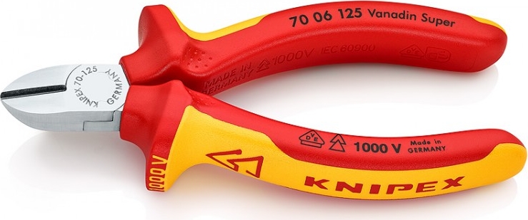 Диэлектрические бокорезы 125мм KNIPEX