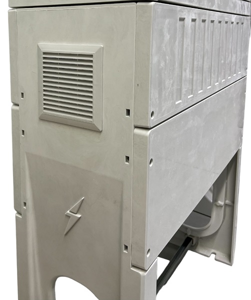 Шкаф стеклопласт. TYPE B (80х177х32см) к-т ш/ф/н/м.п. Altinsoy, ком