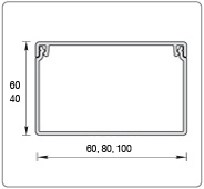 Кабель-канал 80х60 мм Идеал 2 м (6)