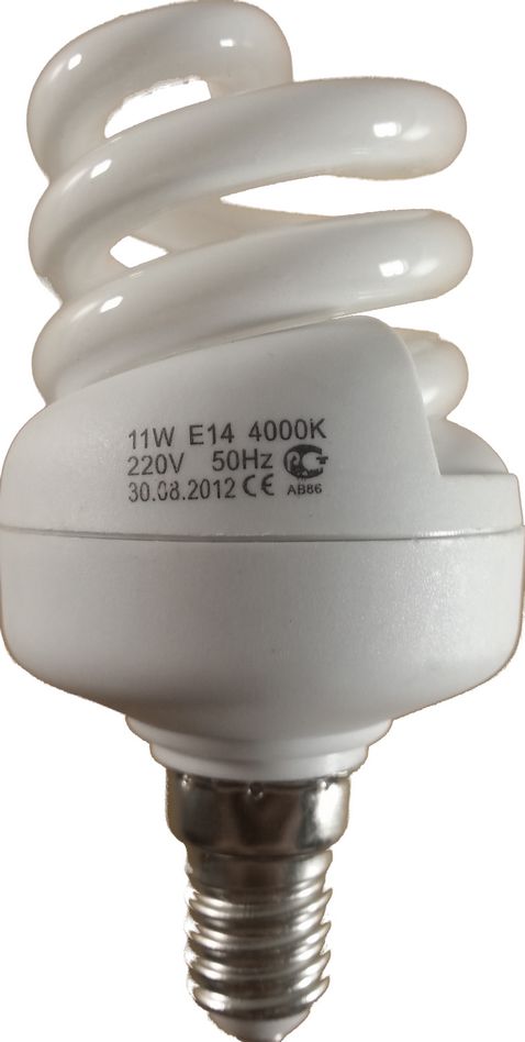 Лампа ERS-22 11W (E-14) 4000K (100шт.) ELUX гарантия 14 дней