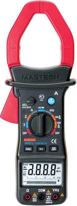 Клещи токовые цифровые M9912 MASTECH  (КВТ)
