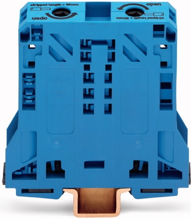Клеммный блок 50кв. (285-154) 150A 1000V син.