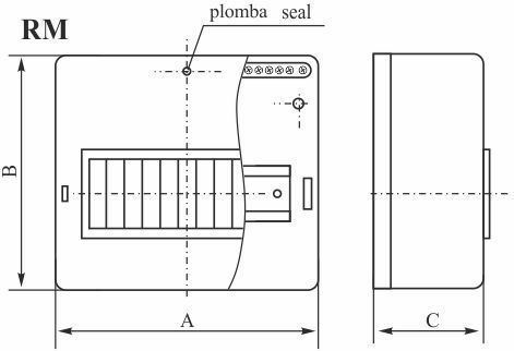 Щит RM-7S IP30 op