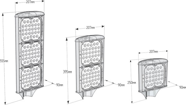 Светильник консольный Bat 150W-ECO, 5000К, 14800Лм, 150Вт, 220VAC, IP65 (образец)