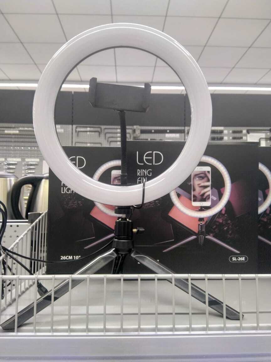 Кольцевой светильник 25.4см, 21W,120LED,2500lm,2800/4500/6000K,USB-5V