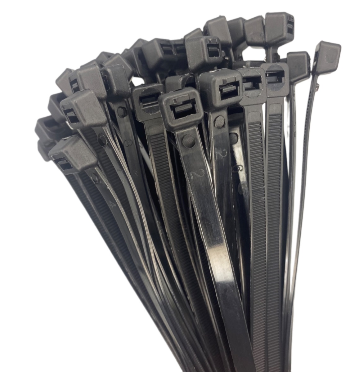 Хомут 4,8*300 чёрный UV нейлон (100шт) (L-ON), уп