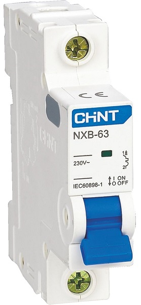 Автоматический выключатель NXB-63S B32/1 4.5кА CHINT