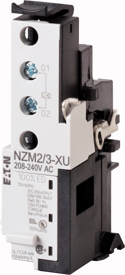 Расцепитель минимального напряжения NZM2/3-XU110-130DC