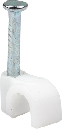 Скоба круглая с гвоздем 4мм (100 шт.) (ELUX), уп