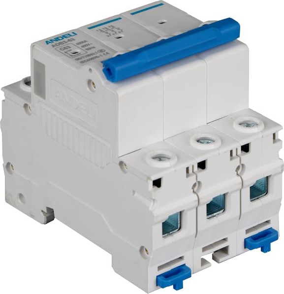 Автоматический выключатель ADB3-63 C25/3 6kA Andeli, 