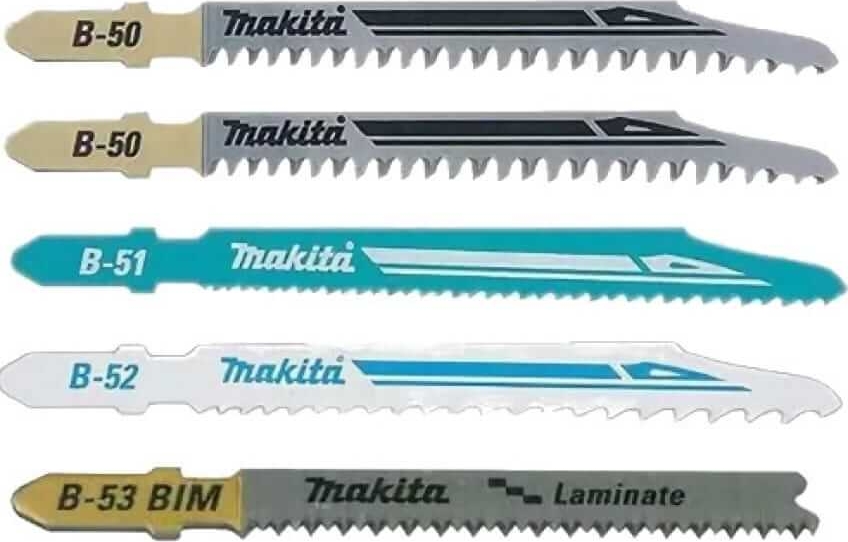 Пилки для лобзика Super Express, набор 5 шт. (B-50x2, B-51, B-52, B-53) Makita
