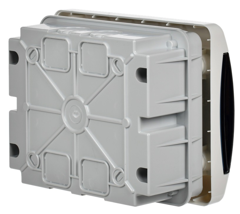 Щит встраиваемый пласт ЩРВ-П-6 IP41 черн прозр дверь UNION IEK