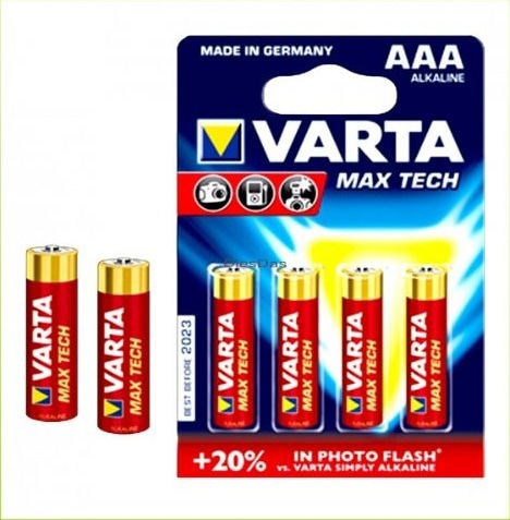 Элемент питания Varta 4703 MAXTECH LR03 BL4