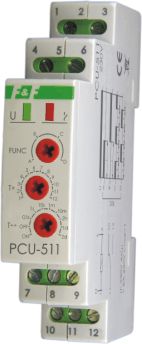 Реле времени многофункциональное PCU-511 UNI (12-230В, АС/DC,10A)