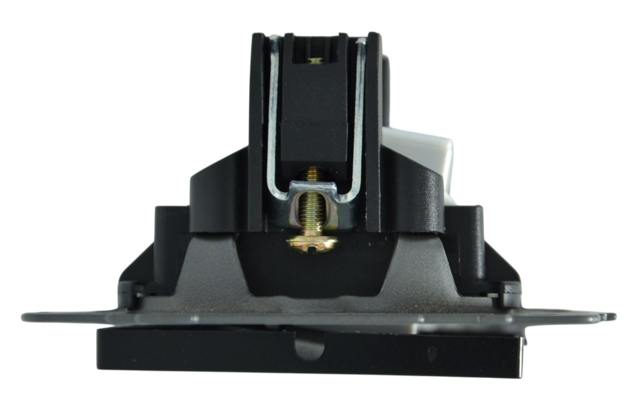 Розетка RJ45 (cat 5e) 1-я чёрная A-031B AWSPRODUCTS