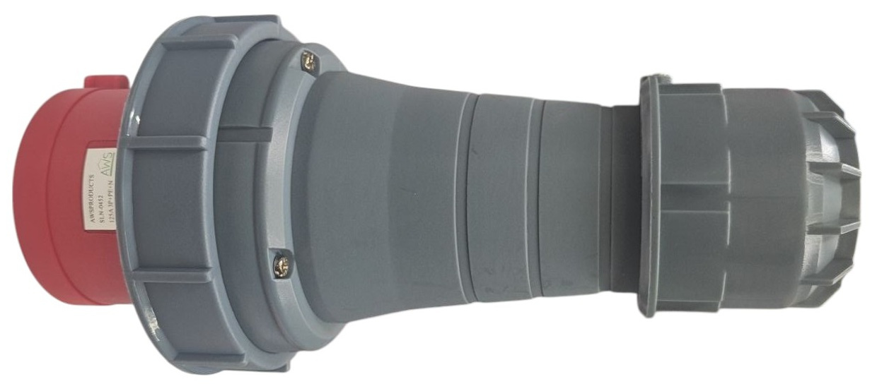 Вилка переносная 125A 5п (3P+PE+N) SLN-0452 IP67, 380В, AWSPRODUCTS