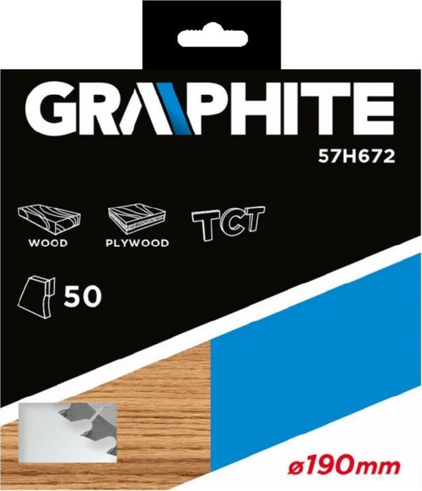 Диск пильный 190 x 30 мм 50 зубьев Graphite