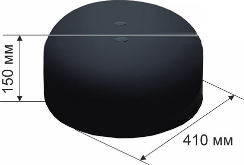 Бетонное основание мачты 3-4мм (D410 мм, 40кг)