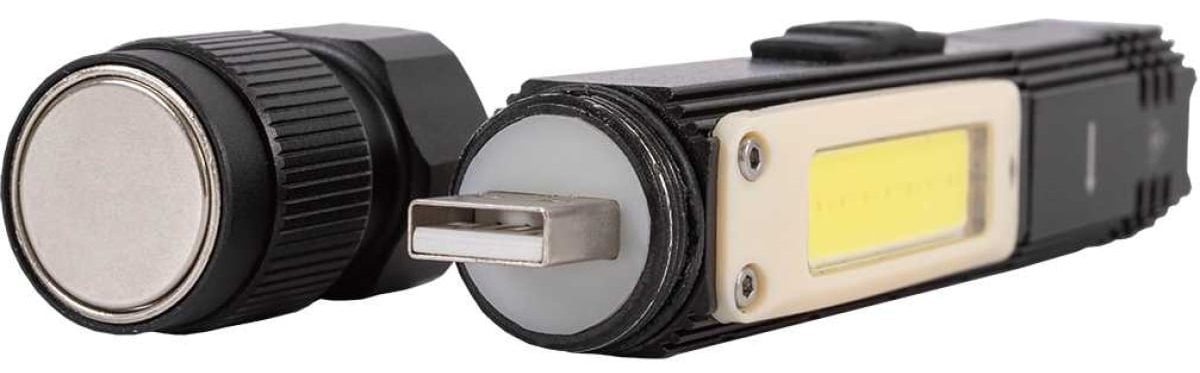 Светодиодный ручной-налобный аккумуляторный USB фонарь UFL-0160-05 5W, 160lm, IP40