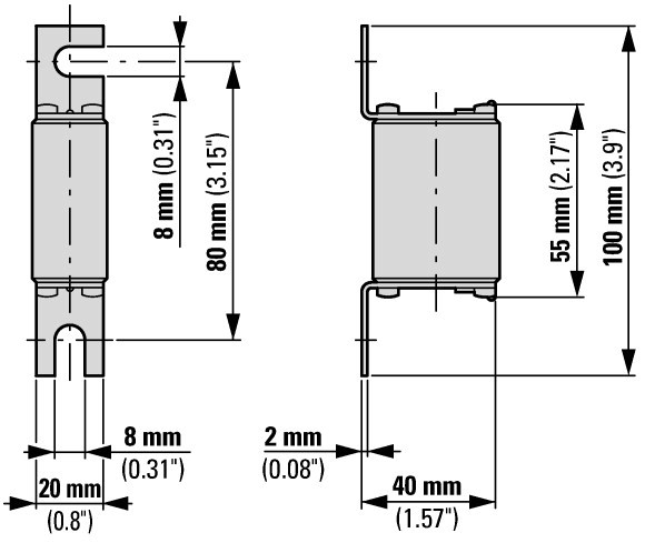 Предохранитель б/д 170M1362 32А тип 000