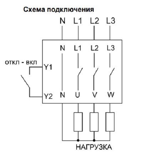 Устройство защиты многофункц. УЗМ-3-63К AC230В/AC400В (3Ф,63А,14,5кВт)