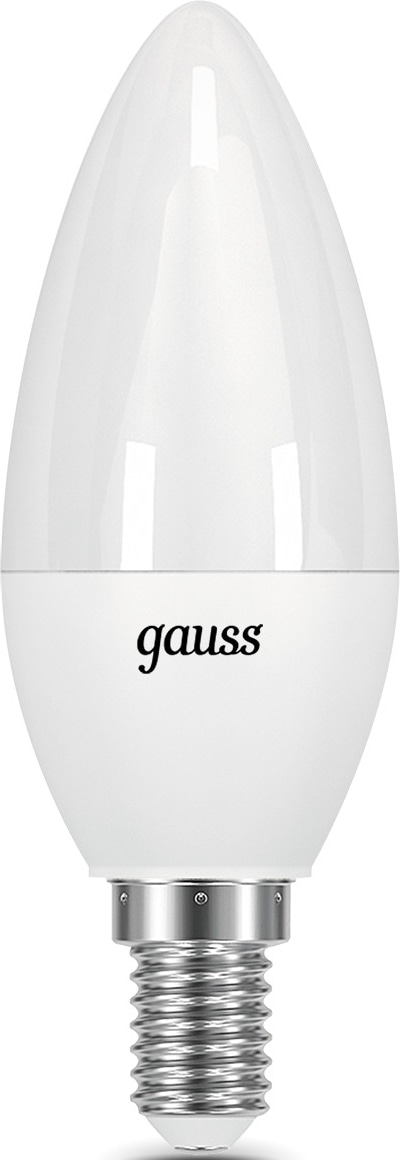 Лампа GAUSS LED Свеча 6,5W 220V E14 3000K 520Lm