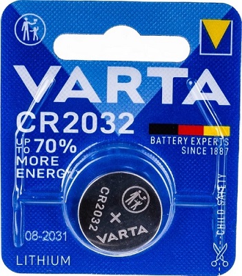 Элемент питания Varta 6032 ELECTRONICS CR2032 BL1